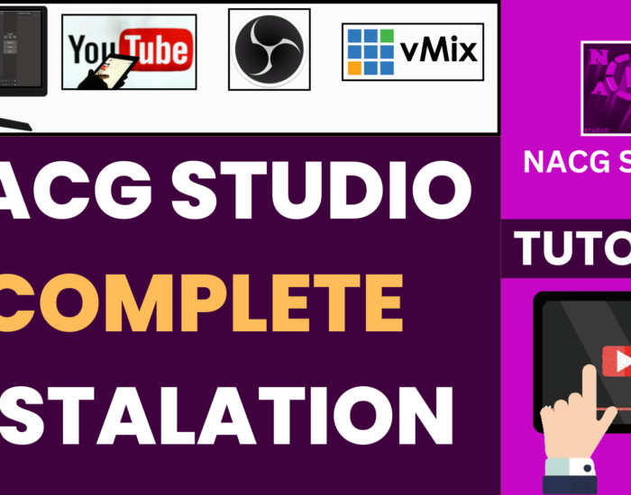 HOW TO INSTALL NACG STUDIO ?