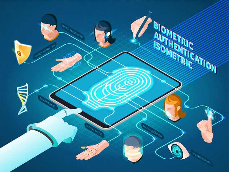 How does biometric authentication work?